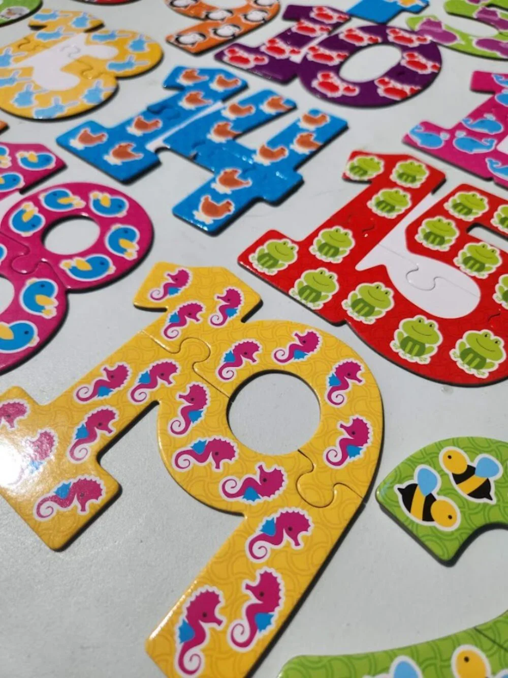 Learning Resources Number Toddler Toy Puzzle Cards 40-piece set for ages 3 and u